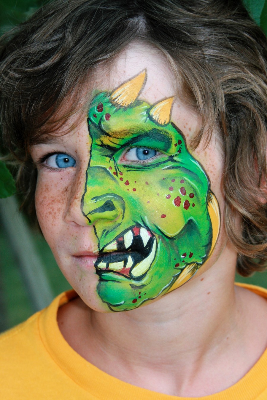 Monster Schminke für Halloween