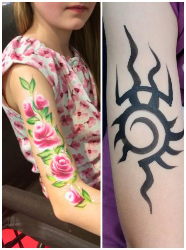 Creative face painting designs for teenagers with modern looks