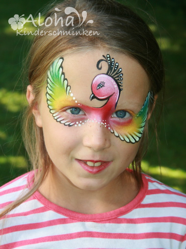 Colourful face painting for children's events