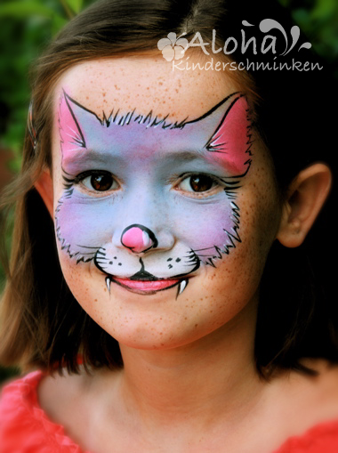 Cat face art with fine details and playful expression