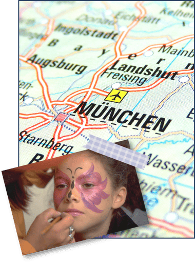 Kinderschminken Großraum München