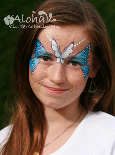 Face painting for summer parties and outdoor events